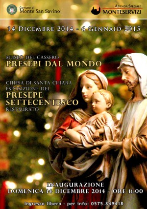 Mostra dei Presepi 2014 - Comune di Monte San Savino Mostra dei Presepi 2014 - Comune di Monte San Savino